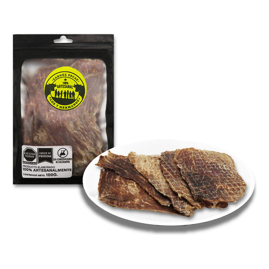 Carne Seca Laminada Artesanal De Res Lemon Pepper Snack 100g