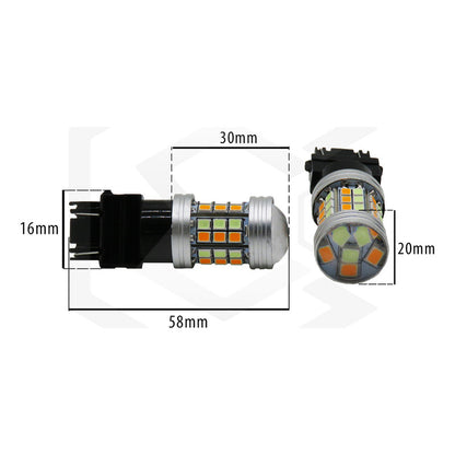 Dos Focos Led 1034 7443 1157 3157 T20 Canbus Dual Color 12v