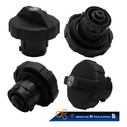 Tapón Tanque De Gasolina Para Ford Lobo Cn Llave Color Negro Negro