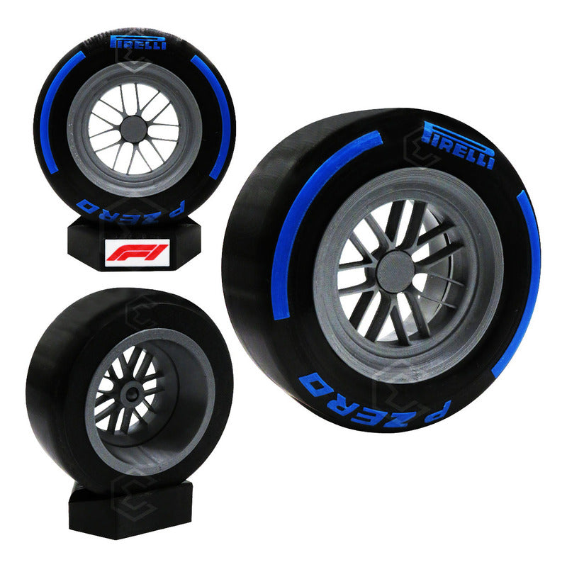 Llanta Fórmula 1 Pirelli P Zero Decorativa 19cm Impresión 3d