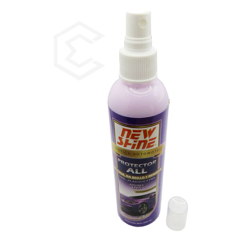 3 Protector All Brillo Renueva Vinil Plastico Piel Aromas