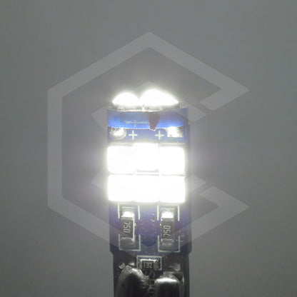 Par Foco Pellizco T10 15leds Burbuja Canbus Doble Polaridad