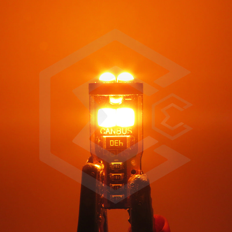 Kit 10 Focos Pellizco 6 Led Burbuja Canbus Super Potente 12v