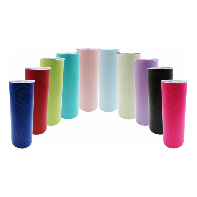 10termo Vaso Personalizado Nombre Logo 600ml Láser Inoxidabl Mixto