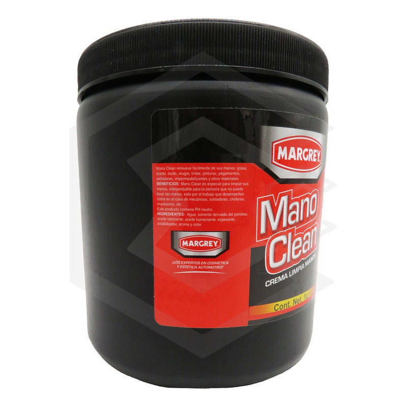 2 Mano Clean 1l Crema Quta Grasa Limpiadora De Manos Margrey