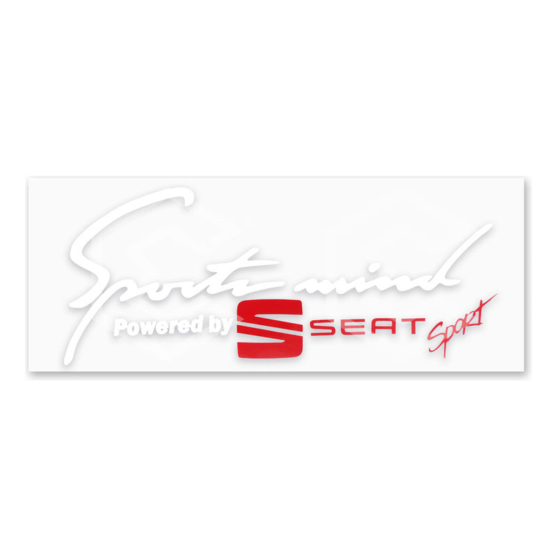 Calcomanía Sport Mind Seat Sticker Vinil Auto Moto 25cmx10cm