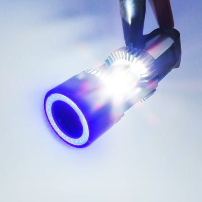 Foco Moto H4 Con Ojo Angel 12 Leds Csp Ba20d Con Ventiladort