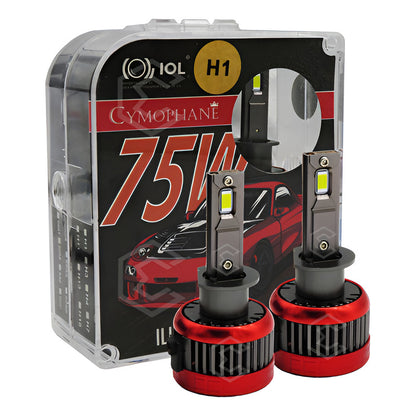 Kit 2 Focos Led H1 Csp Canbus Ventilador Alta Baja 16000lm H1