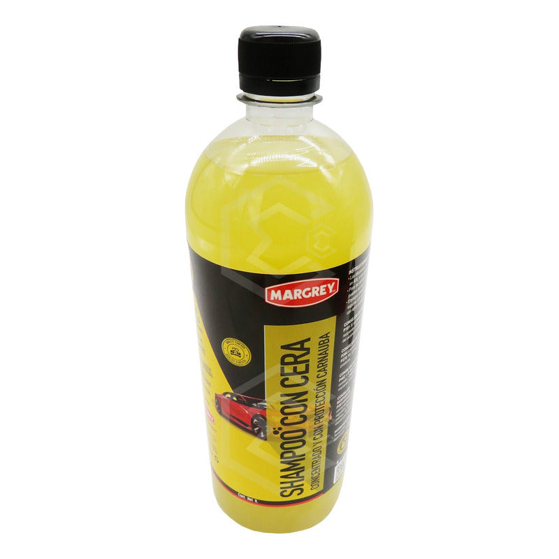 2 Shampoo Con Cera Platinum Auto Moto 1l Alta Espuma Margrey