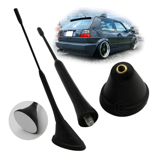 Antena Imitación Para Toldo Decorativo Universal Tipo Golf Negro