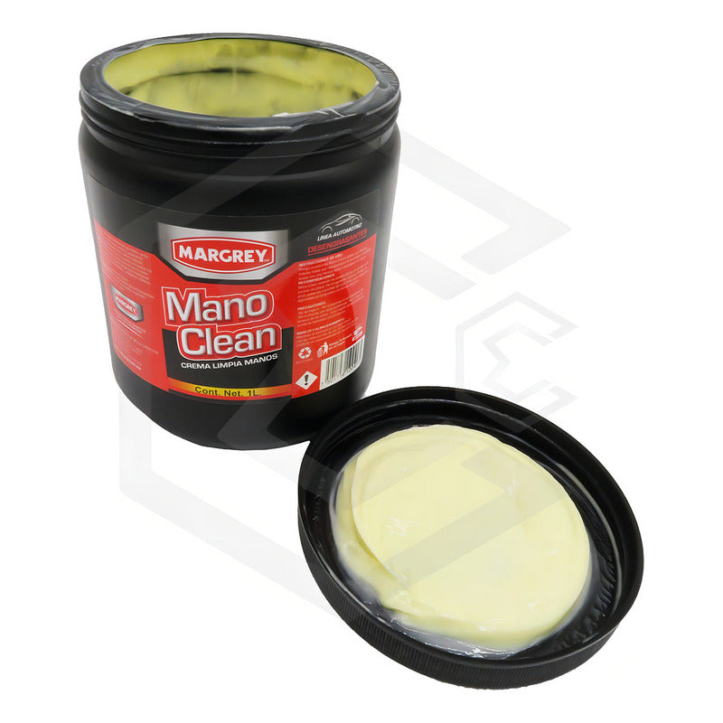 Crema Limpiadora Desengrasante Manos Margrey Mano Clean 1lt Refrescante