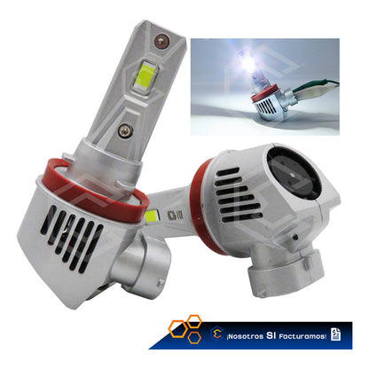 Kit 2 Focos H11 12 Led Csp Chromite Alta Baja 20.1w 8,000lm H11