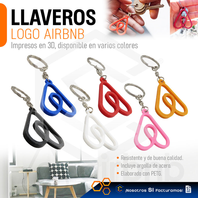 3 Llavero Airbnb Ideal Para Anfitriones Excelente Organizaci