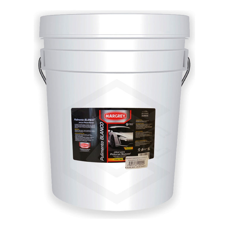 Cubeta Pulimento 19lt Blanco,rojo,rosa Alto Brillo A Elegir