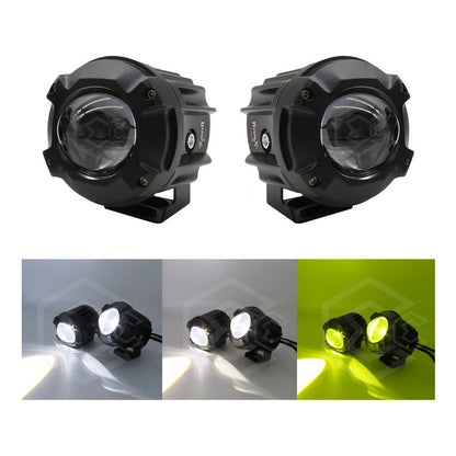 Faros Redondo Empotrable Bicolor 5500lm 6 Hiperled C/lup