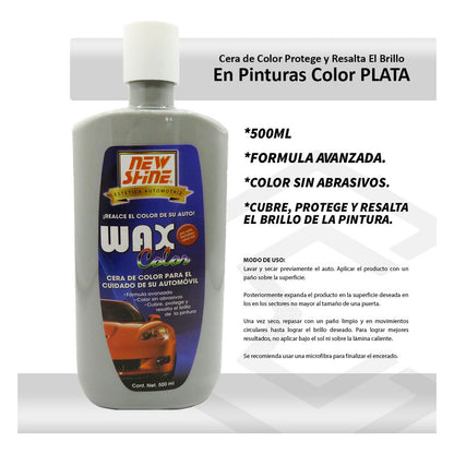 2 Cera Wax De Color Proteje Y Resalta El Brillo En Pintura