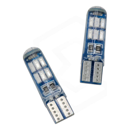Par Focos De Pellizco T10 15 Leds Encapsulado