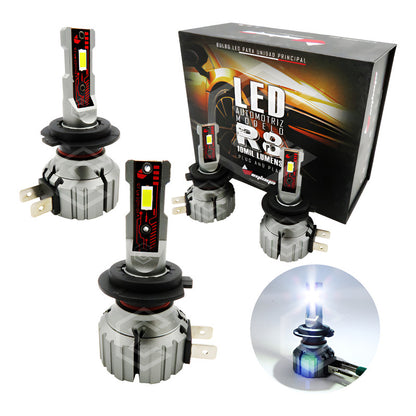 Kit Focos 12 Led H7 Alta Baja Plug And Play 10,000lm 12-24v H7