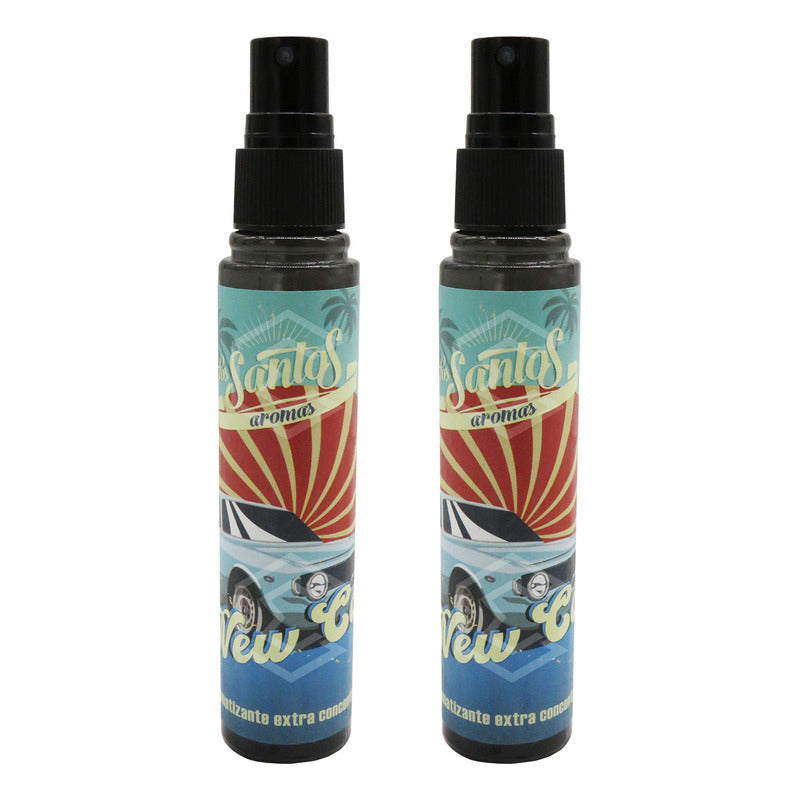 2 Aromatizante Botella Spray Liquido 60ml Auto Casa Ambiente