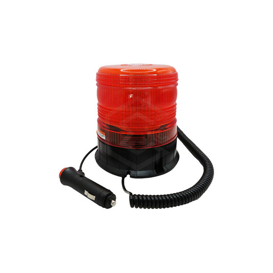 Torreta Color Ambar 12-24v 24led 72w Ip65 Con Iman 3 Funcion