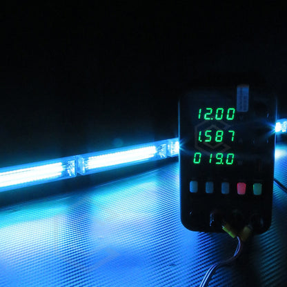 Barra Torreta Led Cob 6 Módulos Estrobo Código 16 Funciones