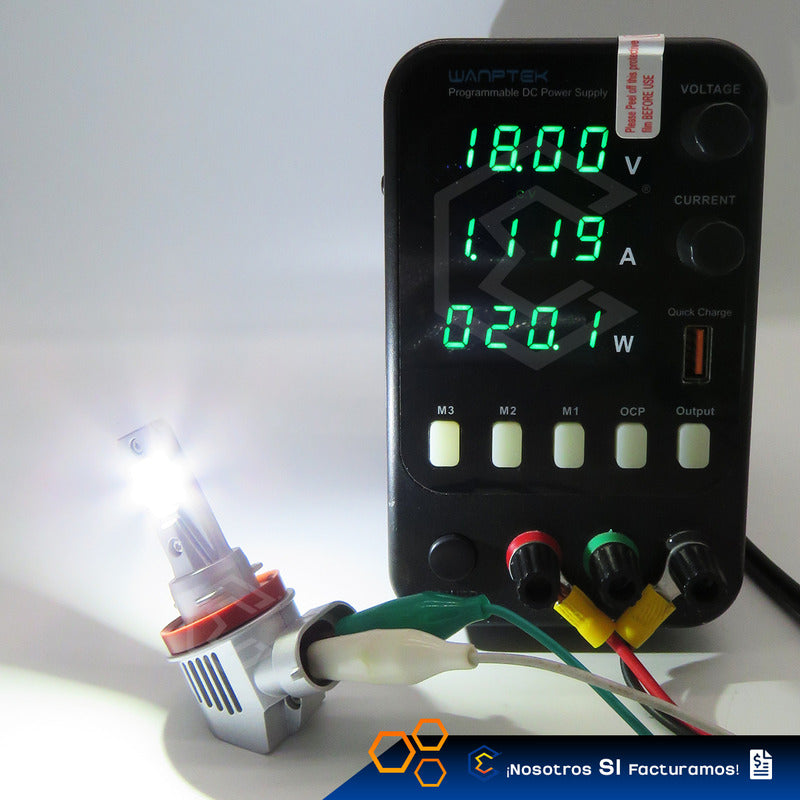 Kit 2 Focos H11 12 Led Csp Chromite Alta Baja 20.1w 8,000lm H11