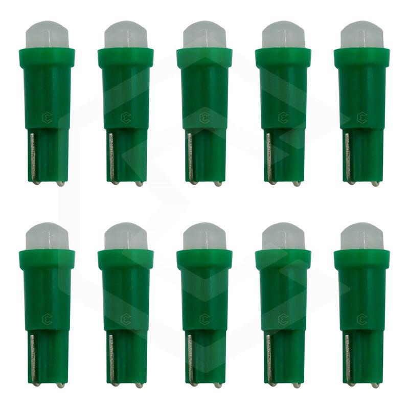 Kit 10 Focos 1 Led Pellizco T5 2721 Tablero Cluster Tipo Vel