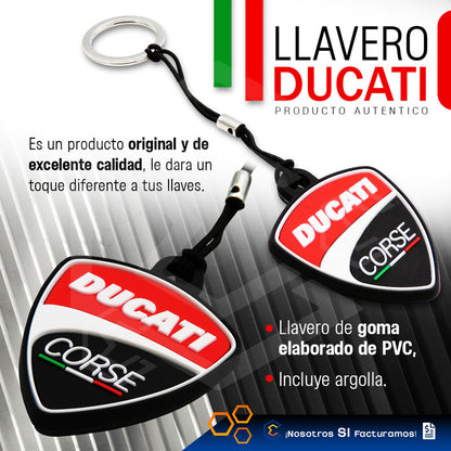 Llavero Ducati Corse Panigale Monster Diavel Moto Original Moto