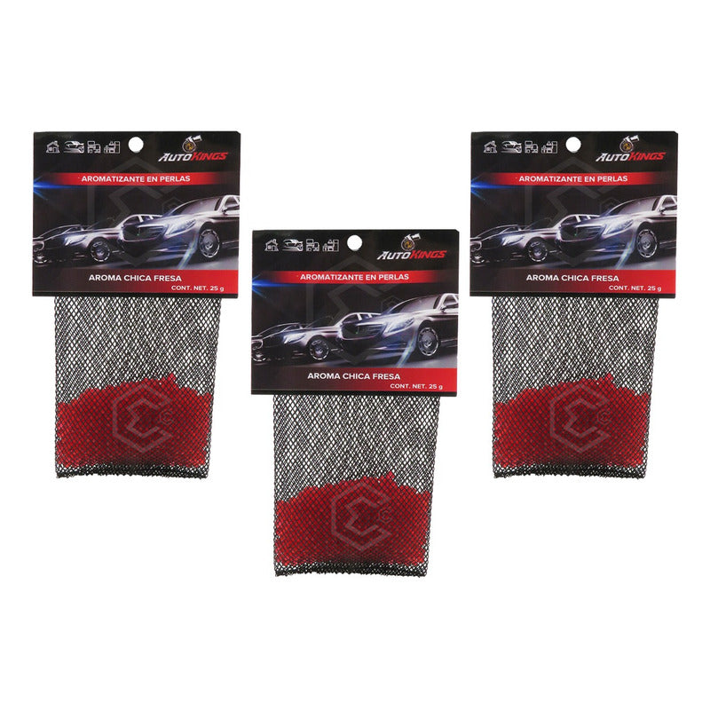 3 Aromatizante Para Auto Desodorante Perla Casa Oficina 25gr