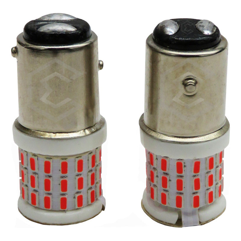 Par De Focos 1157 1034 2 Polos Canbus 57 Hiperled Fijo 12v