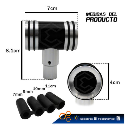 Perilla Pomo Palanca Universal Cambios Tipo Avion Automotriz