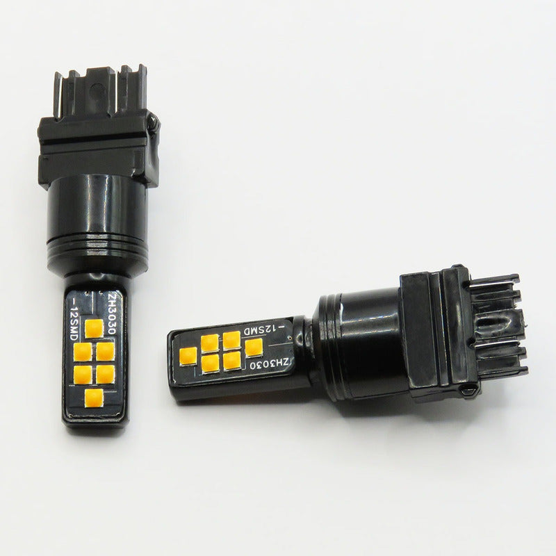 2 Focos 12 Led Canbus Cuarto Stop 12-24v 1156 57 3157  7507