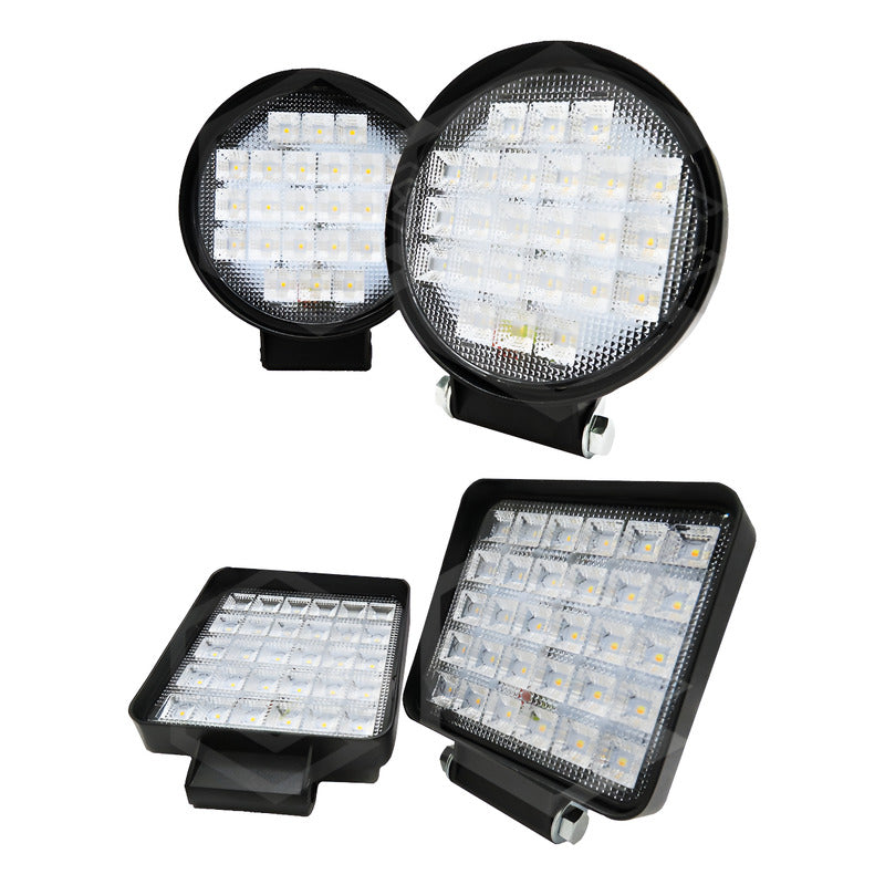 Par De Faros 24 Leds 9-30v 72w Blanco/ambar 5 Funciones
