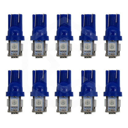 Kit 10 Focos Pellizco 5 Leds 5050 T10-158 Color A Eligir