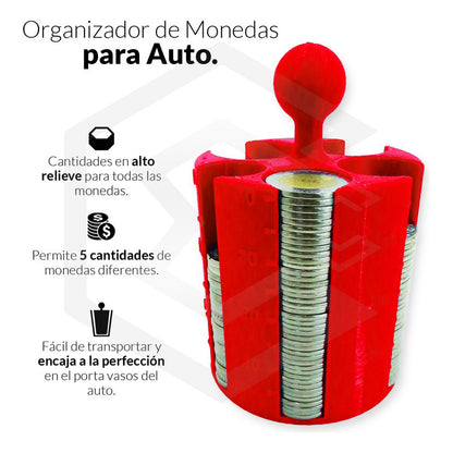 1 Porta Monedas Porta Vasos Auto Con Contador Taxi Uber Didi