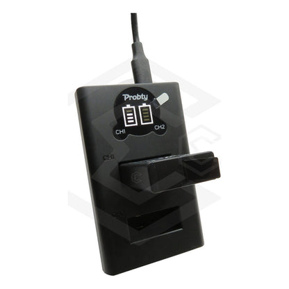 Cargador Para Bateria Gopro Max Usb Doble Entrada Indicado T