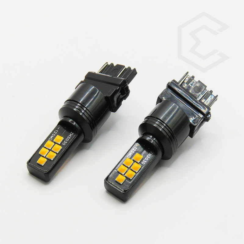 2 Focos 12 Led Canbus Cuarto Stop 12-24v 1156 57 3157  7507
