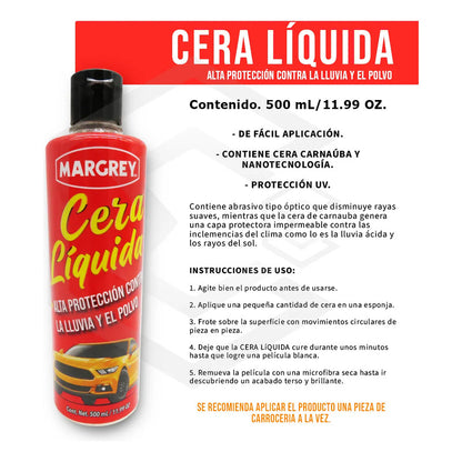 Kit Combo Trio De Polish Variado Repelente Agua Cera Margrey