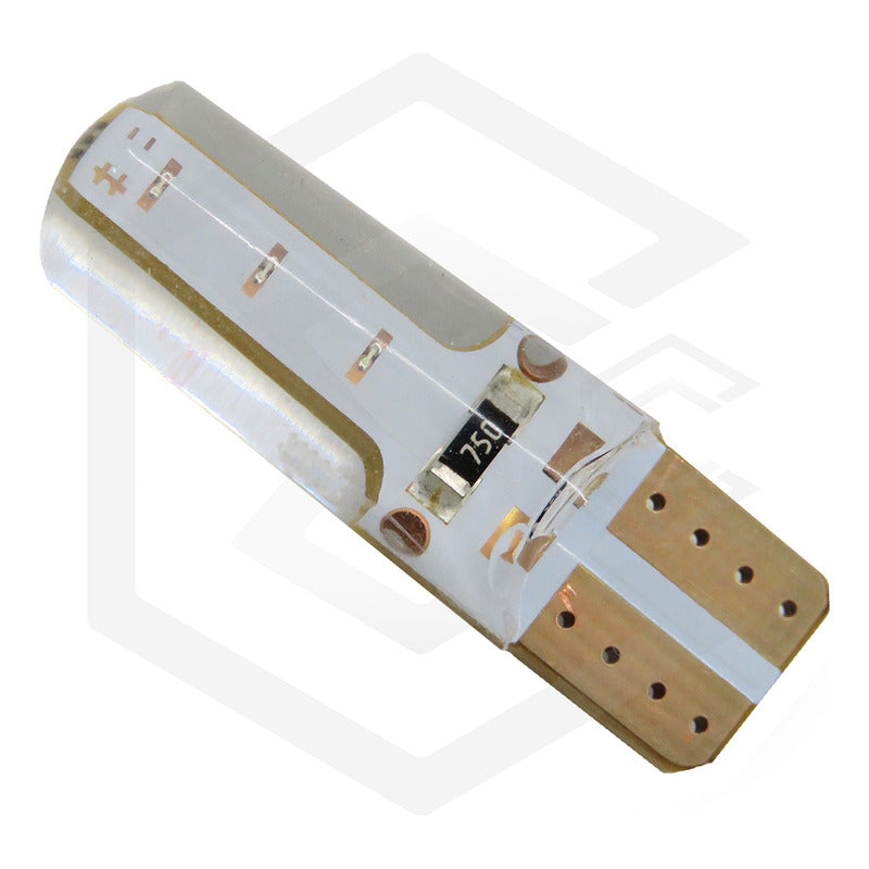 Kit 5 Pares Focos Led Cob Grande Pellizco T10 Silicon Auto