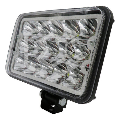 Par Unidad 4x6 99 Led Blanco Aro De Angel  Alta/baja 12/24v