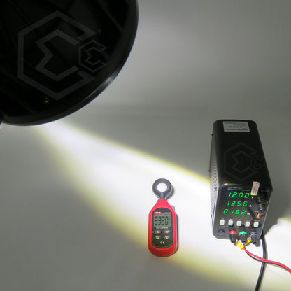 Par Faros Redondo 4 Hiper Lupa Ojo Ángel Gel Cob Estrobo