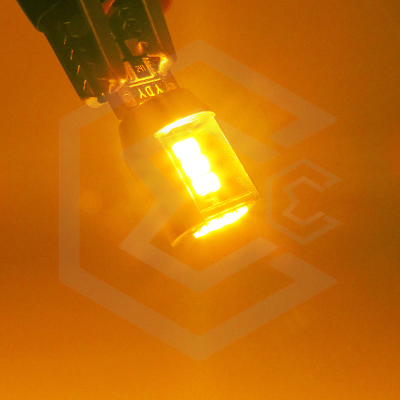 Par De Focos De Pellizco T10 18 Leds Canbus Aluminio 12v
