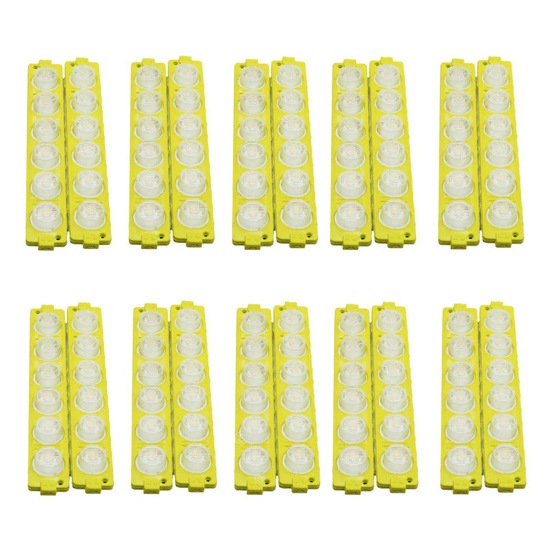 10 Módulos 12 Leds Código 3 Funciones Grúa Torrera 6w