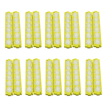 10 Módulos 12 Leds Código 3 Funciones Grúa Torrera 6w