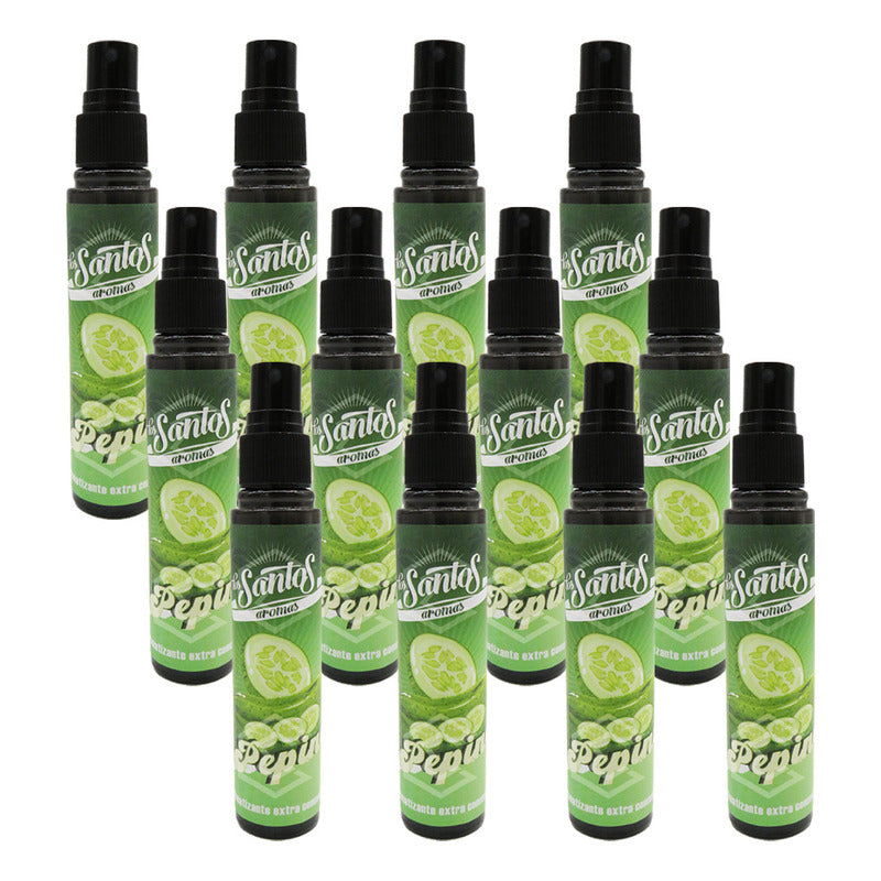12 Aromatizante Botella Spray Liquido 60ml Auto Casa Ambient