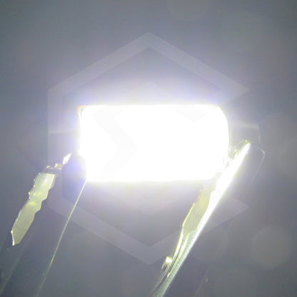 2 Pzs Foco Led Cob Festoon Fusible Interior 31 36 39 Y 41 Mm