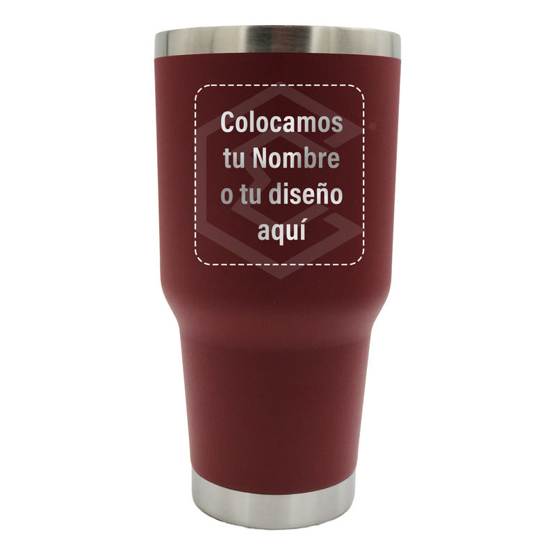 10 Termos Vasos Personalizados Laser Acero Agua Cafe 30 Oz Mixto