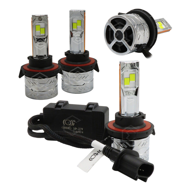 Kit 2 Focos H13 48led Csp Nitrogeno Zinc Alta Y Baja 22000lm H13