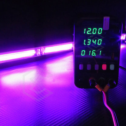 Barra Torreta Led Cob 8 Módulos Estrobo Código 16 Funciones