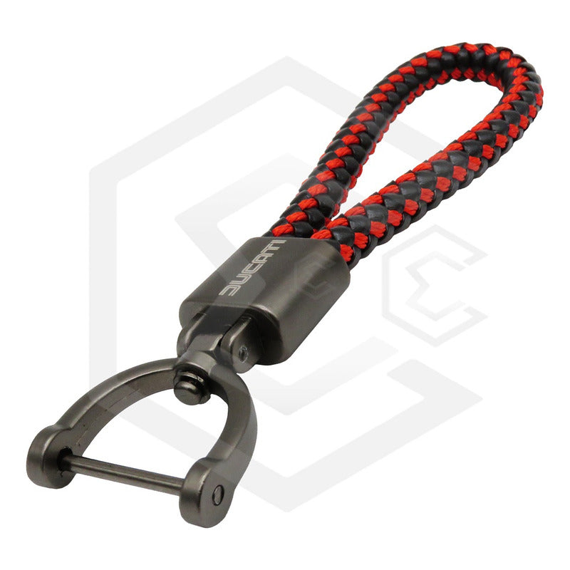 Llavero Para Moto Ducati 100% Piel Monster Diavel Panigale